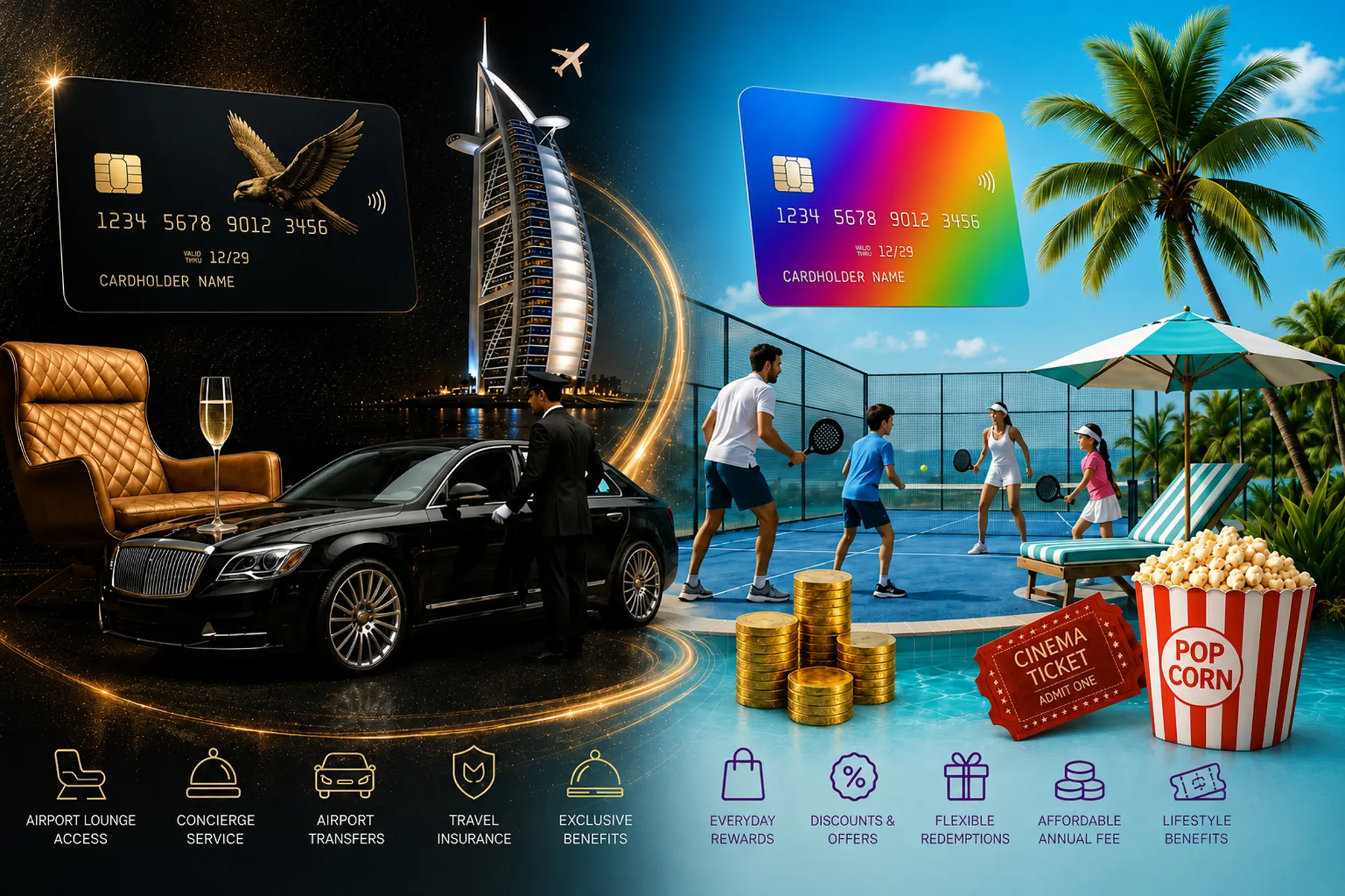 Premium vs entry-level credit cards in the UAE