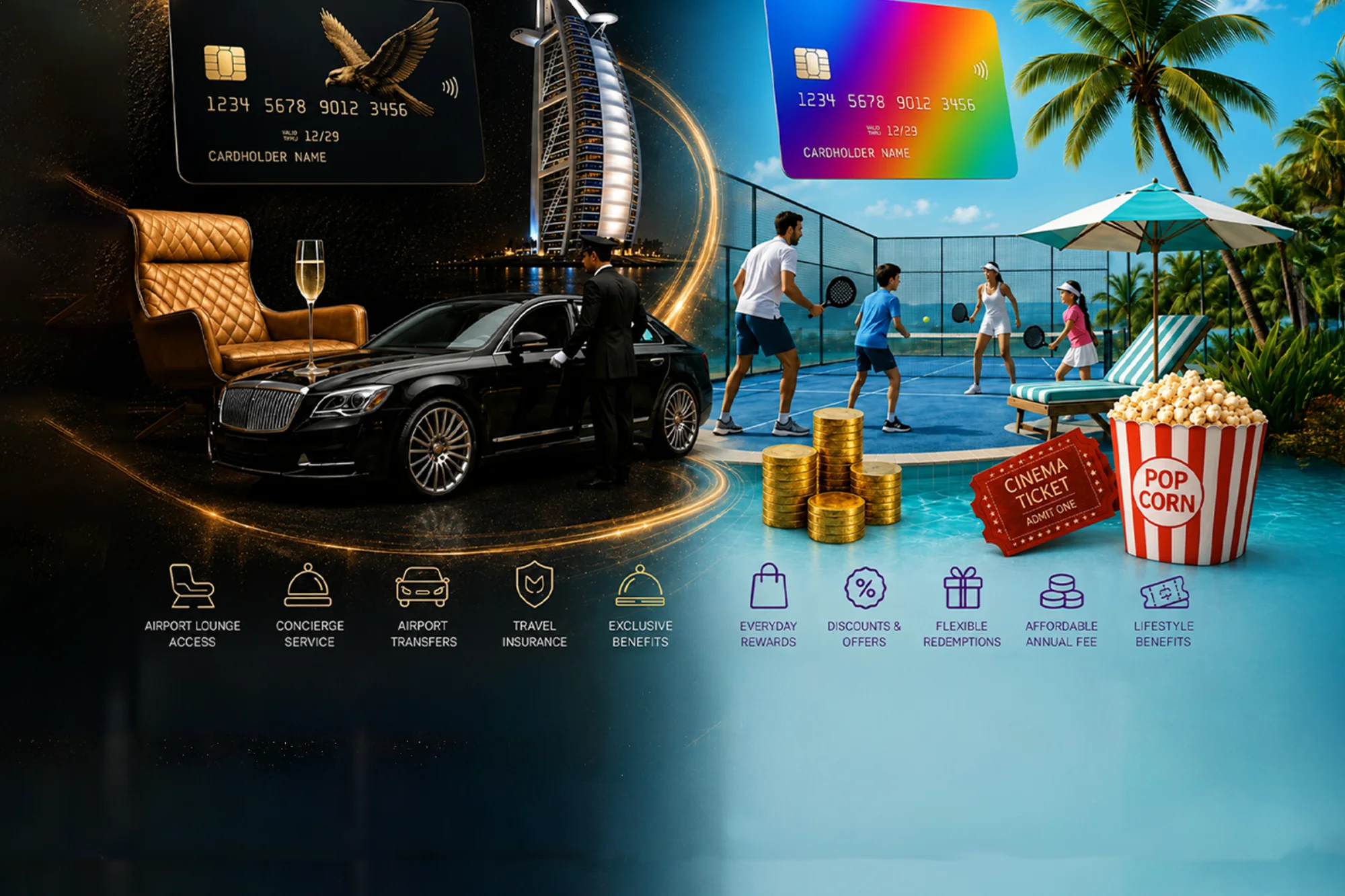 Premium vs entry-level credit cards in the UAE